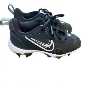 Nike Force Trout 9 Keystone Baseball Cleats Black & White | Unisex Child Size 10